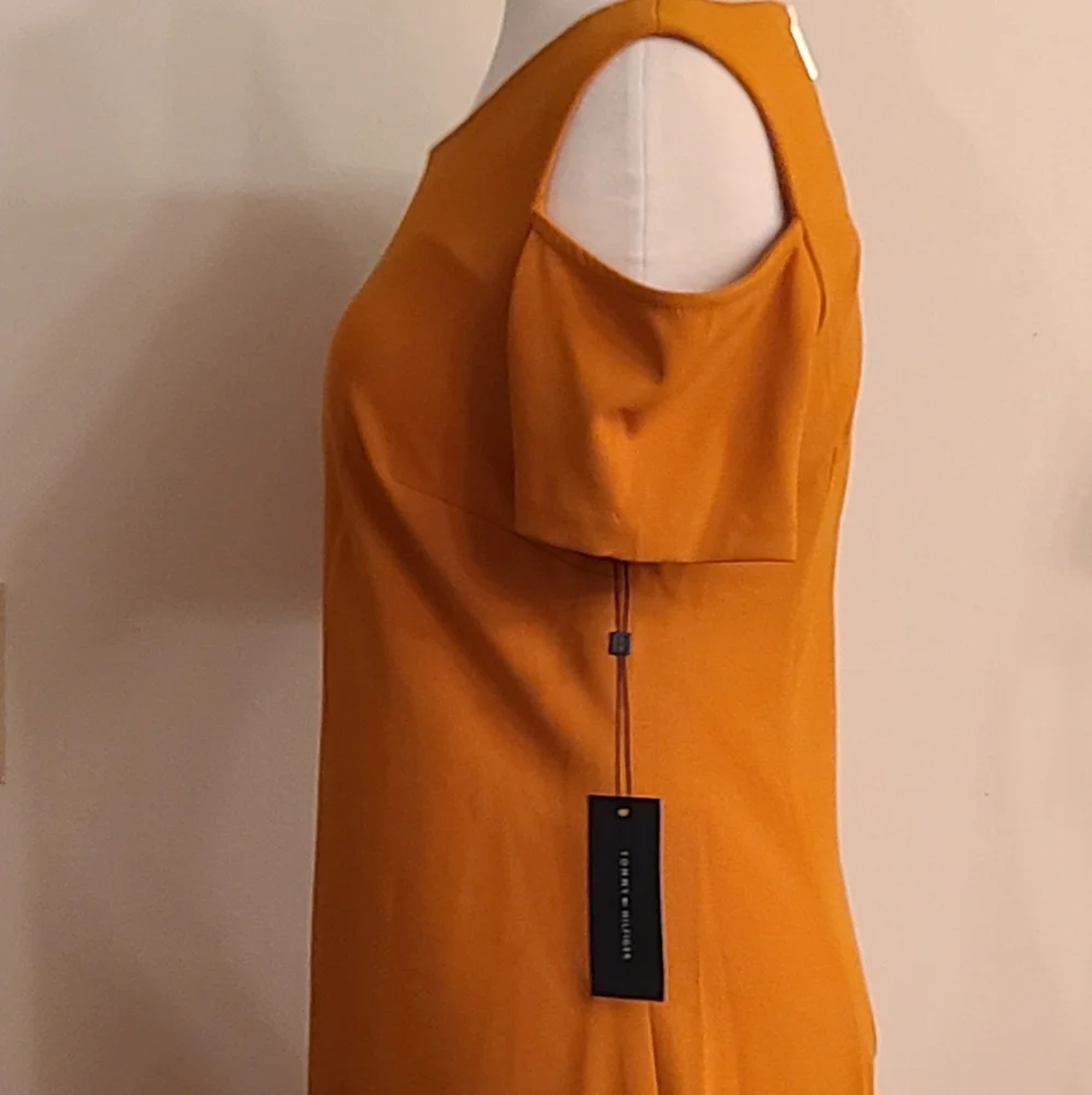 NWT Tommy Hilfiger size 8 rust color dress - Picture 5 of 8